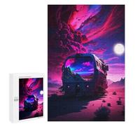 Jigsaw Puzzle 1000 PCS for Adults Deserted Future A Surreal Landscape Jigsaw for Adults Toy Wall Decor Home Decoration for Birthday, Chrismas 1000 PCS