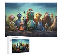 Jigsaw Puzzle 1000 PCS for Adults Dinosaur Adventure Fun & Friendship Jigsaw Puzzle Family Game Difficult Hard Deal As Gifts for The Whole Family 1000 PCS