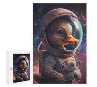 Jigsaw Puzzle 1000 PCS for Adults Duckling Astronaut Puzzles for Adults Relaxing Games Presents for Women for Birthday, Chrismas 1000 PCS