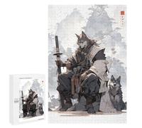 Jigsaw Puzzle 1000 PCS for Adults Edo Lonely Wolf Jigsaw for Adults Hands-on Game Wall Decoration Help The Brain Exercise 1000 PCS