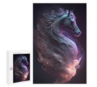 Jigsaw Puzzle 1000 PCS for Adults Enchanted Unicorn Portrait -2 Adult Jigsaw Brain Teaser Game Birthday Present Help The Brain Exercise 1000 PCS