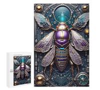 Jigsaw Puzzle 1000 PCS for Adults Ethereal Steampunk Cicada Jigsaw for Adults Hands-on Game Wall Decoration Help The Brain Exercise 1000 PCS