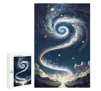 Jigsaw Puzzle 1000 PCS for Adults Fantasy Universe Valley Adult Jigsaw Puzzle Relaxing Games Precision Cutting Deal As Gifts for The Whole Family 1000 PCS