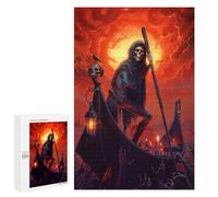 Jigsaw Puzzle 1000 PCS for Adults Ferryman of The Underworld Jigsaws for Adults DIY Toys But Fun And Humorous for Birthday, Chrismas 1000 PCS