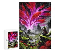 Jigsaw Puzzle 1000 PCS for Adults Fox Spirit Gazing at Energy Burst Puzzle for Adults Toy Wall Decor Perfect Decoration Stress Reduction Gifts 1000 PCS