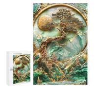 Jigsaw Puzzle 1000 PCS for Adults Inaris Sacred Grove Kintsugi Art Puzzle for Adults Toy Wall Decor Perfect Decoration Stress Reduction Gifts 1000 PCS