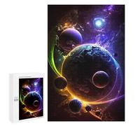 Jigsaw Puzzle 1000 PCS for Adults Interstellar Illumination Jigsaw for Adults Hands-on Game Wall Decoration Help The Brain Exercise 1000 PCS