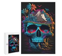 Jigsaw Puzzle 1000 PCS for Adults Island Skull Fantasy Jigsaw for Adults Toy Wall Decor Home Decoration for Birthday, Chrismas 1000 PCS
