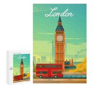 Jigsaw Puzzle 1000 PCS for Adults London City Jigsaw for Adults Toy Wall Decor Home Decoration for Birthday, Chrismas 1000 PCS