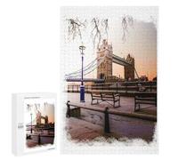 Jigsaw Puzzle 1000 PCS for Adults London Snow Puzzle for Adults Toy Wall Decor Perfect Decoration Stress Reduction Gifts 1000 PCS