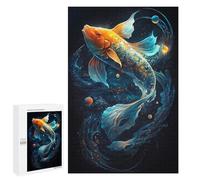 Jigsaw Puzzle 1000 PCS for Adults Magical Fish Dance Jigsaw Puzzle Family Game Difficult Hard Deal As Gifts for The Whole Family 1000 PCS