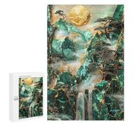 Jigsaw Puzzle 1000 PCS for Adults Misty Mountain Sunrise Adult Jigsaw Puzzle Relaxing Games Precision Cutting Deal As Gifts for The Whole Family 1000 PCS