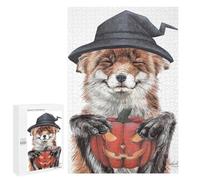 Jigsaw Puzzle 1000 PCS for Adults Morning Fox Halloween Puzzle for Adults Toy Wall Decor Perfect Decoration Stress Reduction Gifts 1000 PCS
