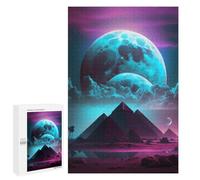 Jigsaw Puzzle 1000 PCS for Adults Mystic Desert Moon Jigsaw for Adults Toy Wall Decor Home Decoration for Birthday, Chrismas 1000 PCS