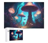 Jigsaw Puzzle 1000 PCS for Adults Mystical Mushroom Forest-1 Jigsaw Puzzle Family Game Difficult Hard Deal As Gifts for The Whole Family 1000 PCS
