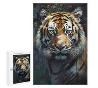 Jigsaw Puzzle 1000 PCS for Adults Painted Tiger Majesty -2 Jigsaw for Adults Toy Wall Decor Home Decoration for Birthday, Chrismas 1000 PCS