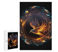 Jigsaw Puzzle 1000 PCS for Adults Phoenix Rise Mystic Artwork Adult Jigsaw Brain Teaser Game Birthday Present Help The Brain Exercise 1000 PCS
