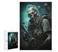 Jigsaw Puzzle 1000 PCS for Adults Post-Apocalyptic Warrior -1 Adult Jigsaw Brain Teaser Game Birthday Present Help The Brain Exercise 1000 PCS