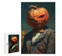 Jigsaw Puzzle 1000 PCS for Adults Pumpkin Head Man Adult Jigsaw Puzzle Relaxing Games Precision Cutting Deal As Gifts for The Whole Family 1000 PCS
