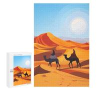 Jigsaw Puzzle 1000 PCS for Adults Sahara Desert Puzzle for Adults Toy Wall Decor Perfect Decoration Stress Reduction Gifts 1000 PCS