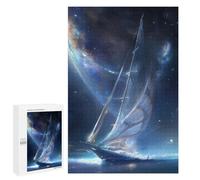Jigsaw Puzzle 1000 PCS for Adults Stellar Sailboat Adult Jigsaw Brain Teaser Game Birthday Present Help The Brain Exercise 1000 PCS