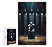 Jigsaw Puzzle 1000 PCS for Adults The Monument to The First Lie - The One Who Lowered His Gaze Jigsaws for Adults DIY Toys But Fun And Humorous for Birthday, Chrismas 1000 PCS