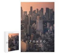 Jigsaw Puzzle 1000 PCS for Adults Tokyo Japan Jigsaw for Adults Hands-on Game Wall Decoration Help The Brain Exercise 1000 PCS