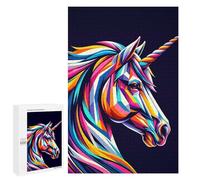 Jigsaw Puzzle 1000 PCS for Adults Unicorn Wpap Pop Art Jigsaws for Adults DIY Toys But Fun And Humorous for Birthday, Chrismas 1000 PCS