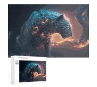 Jigsaw Puzzle 1000 PCS for Adults Whispering Tigers A Digital Art Symphony -1 Jigsaw Puzzle Family Game Difficult Hard Deal As Gifts for The Whole Family 1000 PCS