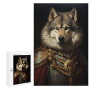 Jigsaw Puzzle 1000 PCS for Adults Wolf European Kings Jigsaw for Adults Hands-on Game Wall Decoration Help The Brain Exercise 1000 PCS