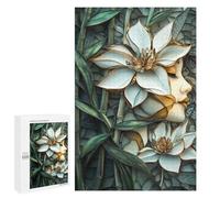 Jigsaw Puzzle 1000 PCS for Adults Woman And Flowers Kintsugi Jigsaw for Adults Hands-on Game Wall Decoration Help The Brain Exercise 1000 PCS