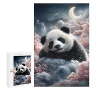 Jigsaw Puzzle 1000 PCS for Teenagers Panda Dreams in Clouds -1 Jigsaws for Adults Puzzle Improve Memory Educational Challenge Unique Birthday And Gifts 1000 PCS