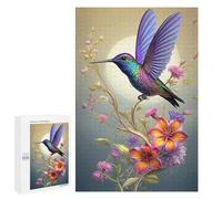 Jigsaw Puzzle 1000 PCS for Teenagerss A VioletTailed Sylph Teenagers Puzzles DIY Toys Wall Decoration Help The Brain Exercise 1000 PCS