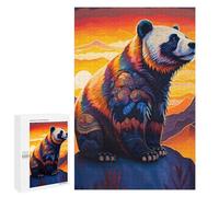 Jigsaw Puzzle 1000 PCS for Teenagerss Abstract Fluffy Panda Puzzles for Adults Family Game Home Decoration for Birthday, Chrismas 1000 PCS