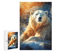 Jigsaw Puzzle 1000 PCS for Teenagerss Majestic Polar Bear Teenagers Puzzles DIY Toys Wall Decoration Help The Brain Exercise 1000 PCS