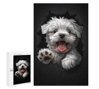 Jigsaw Puzzle 1000 PCS for Teenagerss Maltese Puzzle for Adults Relaxing Games Perfect Decoration Deal As Gifts for The Whole Family 1000 PCS