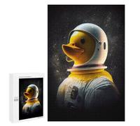 Jigsaw Puzzle 1000 PCS for Teenagerss Rubber Duck Astronaut Bath Teenagers Puzzles DIY Toys Wall Decoration Help The Brain Exercise 1000 PCS