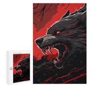 Jigsaw Puzzle 1000 PCS for Teenagerss The Death Wolf Puzzles for Adults Family Game Home Decoration for Birthday, Chrismas 1000 PCS