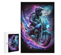 Jigsaw Puzzle 1000 PCS Galactic Motorcycle Ride -11 Jigsaws for Adults Puzzle Birthday Present Difficult And Challenge Challenging Game Gifts 1000 PCS