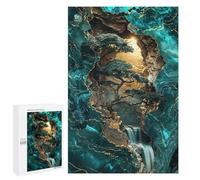 Jigsaw Puzzle 1000 PCS Golden Bonsai Falls Art Jigsaws for Adults Toy Wall Decor Pattern Assembly Deal As Gifts for The Whole Family 1000 PCS