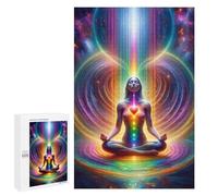 Jigsaw Puzzle 1000 PCS Heart Meditation Puzzles for Teenagerss Stress Reliever Educational Challenge Unique Birthday And Gifts 1000 PCS