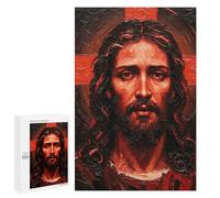 Jigsaw Puzzle 1000 PCS Jesus Christ Portrait Adult Puzzles Toy Wall Decor Birthday Present Deal As Gifts for The Whole Family 1000 PCS
