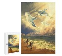 Jigsaw Puzzle 1000 PCS Killer Whales Jigsaws for Adults Toy Wall Decor Pattern Assembly Deal As Gifts for The Whole Family 1000 PCS