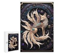 Jigsaw Puzzle 1000 PCS Legend Nine Tailed Fox Adult Puzzles Toy Wall Decor Birthday Present Deal As Gifts for The Whole Family 1000 PCS
