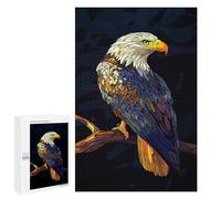 Jigsaw Puzzle 1000 PCS Majestic Bald Eagle Jigsaws for Adults Toy Wall Decor Difficult Hard Unique Gifts for Birthday And Christmas 1000 PCS