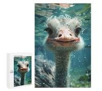 Jigsaw Puzzle 1000 PCS Ostrich Jigsaws for Adults Toy Wall Decor Difficult Hard Unique Gifts for Birthday And Christmas 1000 PCS