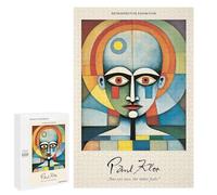 Jigsaw Puzzle 1000 PCS Paul Klee Spiritual Face Jigsaws for Adults Puzzle Birthday Present Difficult And Challenge Challenging Game Gifts 1000 PCS
