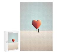 Jigsaw Puzzle 1000 PCS Romantic Valentines Day 2 Jigsaws for Adults Puzzle Birthday Present Difficult And Challenge Challenging Game Gifts 1000 PCS