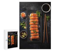 Jigsaw Puzzle 1000 PCS Salmon Sushi Jigsaws for Adults Toy Wall Decor Pattern Assembly Deal As Gifts for The Whole Family 1000 PCS