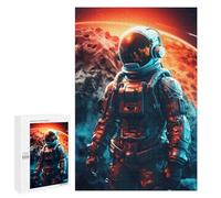Jigsaw Puzzle 1000 PCS Spaceman Planets Space Adult Puzzles Toy Wall Decor Birthday Present Deal As Gifts for The Whole Family 1000 PCS